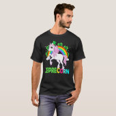 Lepricorn Leprechaun Unicorn Kids Girls Wome Tシャツ (正面フル)