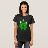 Lepricorn Leprechaun Unicorn Shamrock C St Patrick Tシャツ (正面フル)