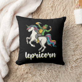 Lepricorn Leprechaun Unicorn St Patrick's Day クッション