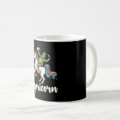 Lepricorn Leprechaun Unicorn St Patrick's Day コーヒーマグカップ (正面右)