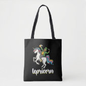 Lepricorn Leprechaun Unicorn St Patrick's Day トートバッグ (正面)