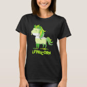 Lepricorn Leprechaun Unicorn St Patricks Day Kids Tシャツ (正面)