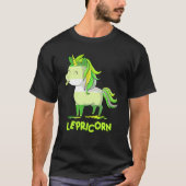 Lepricorn Leprechaun Unicorn St Patricks Day Kids Tシャツ (正面)