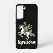 Lepricorn Leprechaun Unicorn St Patrick's Day Samsung Galaxyケース (裏面)