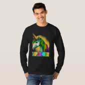 Lepricorn St Patrick's Day Unicorn Women Tシャツ (正面フル)