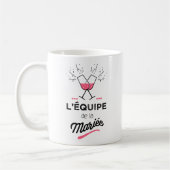 L'équipe de la mariée コーヒーマグカップ (左)