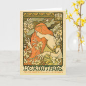 L'ermitage カード (黄色い花)