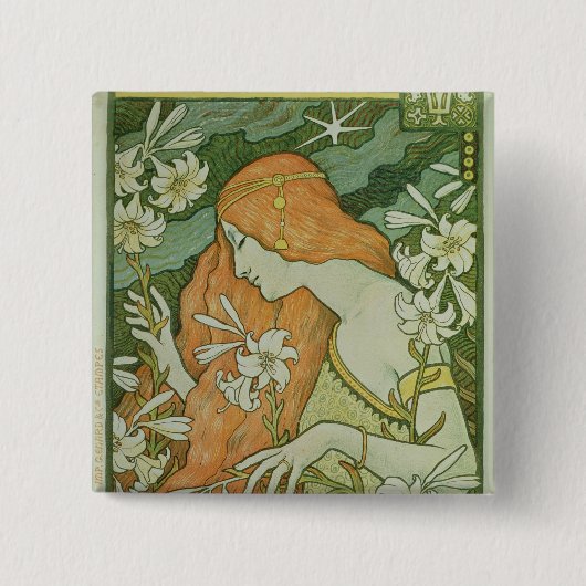 L'Ermitage 缶バッジ (正面)