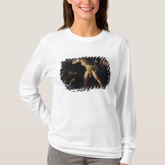 Lernaeanのヒュドラと戦うヘラクレス Tシャツ (正面)