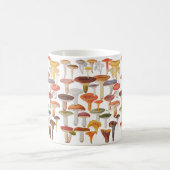 Lesのシャンピニオンのきのこ コーヒーマグカップ (中央)