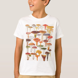 Lesのシャンピニオンのきのこ Tシャツ