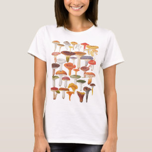Lesのシャンピニオンのきのこ Tシャツ