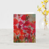 Lesのフルーア • ミシェールAbrams -カード カード (黄色い花)