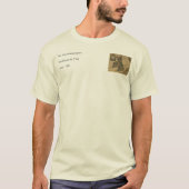 Lesの島Britanniquesの1700's地図 Tシャツ (正面)