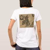 Lesの島Britanniquesの1700's地図 Tシャツ (裏面)