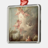 「Lesの恋愛des Dieuxからのキューピッドのターゲット、 メタルオーナメント (左)