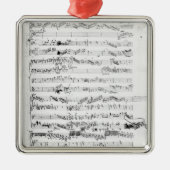 「Lesの義侠の士のスコアの開始ページ メタルオーナメント (正面)