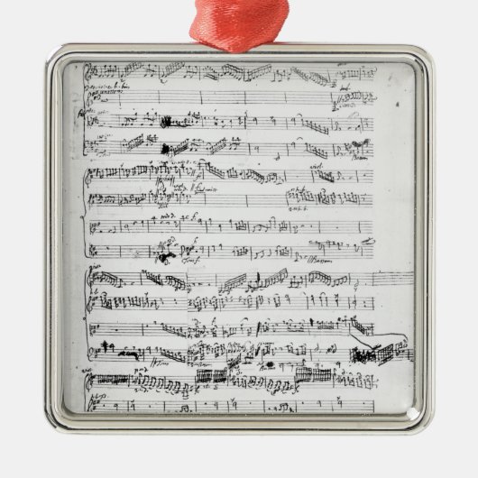 「Lesの義侠の士のスコアの開始ページ メタルオーナメント (正面)