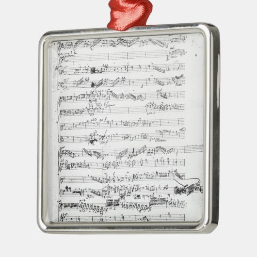 「Lesの義侠の士のスコアの開始ページ メタルオーナメント (左)