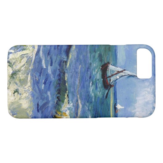 LesのSaintes Maries de laMerの近くのゴッホの海景 Case-Mate iPhoneケース (裏面(横))
