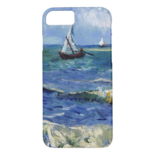 LesのSaintes Maries de laMerの近くのゴッホの海景 Case-Mate iPhoneケース (裏面)