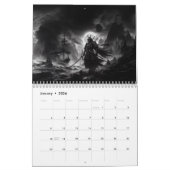 Les 12 samouraïs カレンダー (1月 2026)