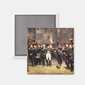 Les Adieux de Fontainebleau、1814年4月20日 マグネット (正面/裏面)