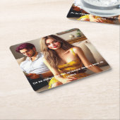  - Les Ailes de l’Espoir スクエアペーパーコースター (アングル)