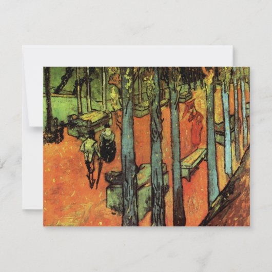 Les Alyscamps、紅葉ズバイビンセント・ヴァン・ゴッホ (正面)