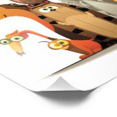les animaux amusants  フォトプリント            (角)