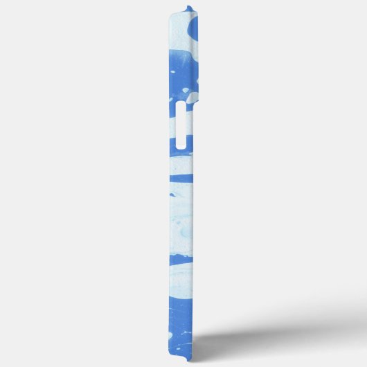 les années 70 nom personnalisé bleu rétro Case-Mate iPhoneケース (裏面 / 右)