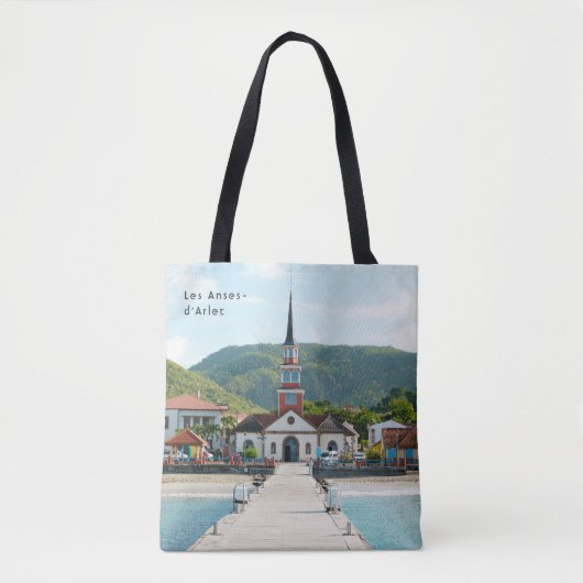Les Anses-d'Arlet Martinique Scenic Coastal トートバッグ (正面)