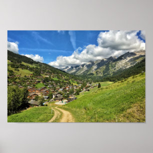 Les Aravis - Haute-Savoie, Alpsポスタフランスのー ポスター