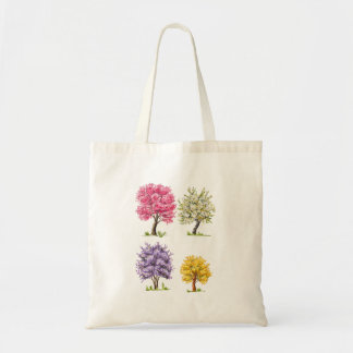 Les arbres en couleurs sac Madame. トートバッグ