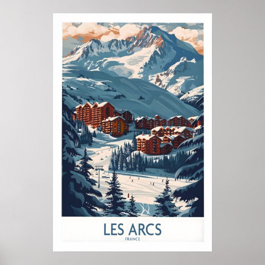 Les Arcs Poster France 1 ポスター (正面)