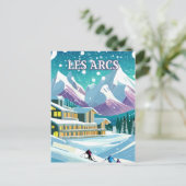 Les Arcs : Sculptures Alpines dans l'Éclat de l'Hi ポストカード (スタンド正面)