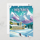 Les Arcs : Sculptures Alpines dans l'Éclat de l'Hi ポストカード (正面/裏面)