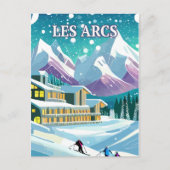 Les Arcs : Sculptures Alpines dans l'Éclat de l'Hi ポストカード (正面)
