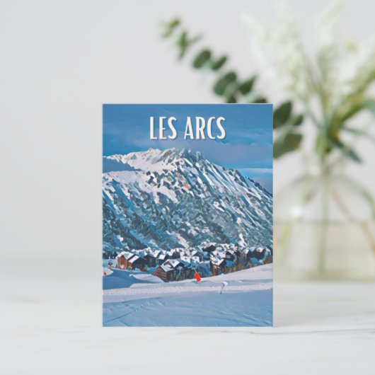 Les Arcs Station de ski  ポストカード (スタンド正面)