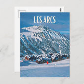 Les Arcs Station de ski  ポストカード (正面/裏面)