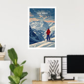 Les Arcs Travel Poster - France 1 ポスター (ホームオフィス)