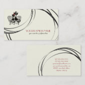 Les AristoChats Noirs deパリ 名刺 (正面/裏面)