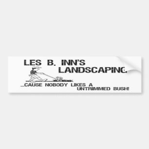 Les Bのインの造園 バンパーステッカー