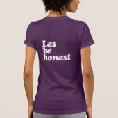 LES BE HONEST Tシャツ (裏面)