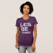 LES BE HONEST Tシャツ (正面フル)