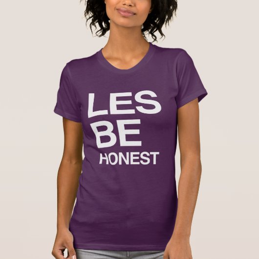 LES BE HONEST Tシャツ (正面)