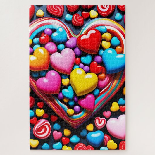 Les bonbons du coeur ジグソーパズル (縦)
