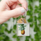 「Les BromeliaceesからのBromeliaのAnanas、 キーホルダー (手)