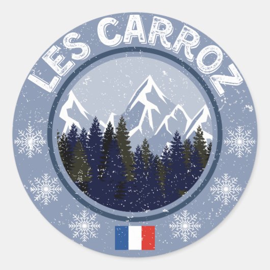 Les Carroz Station de Ski ラウンドシール (正面)