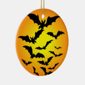 Les chauve-souris d'Halloween - セラミックオーナメント (右)